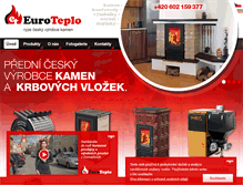 Tablet Screenshot of euroteplo.cz